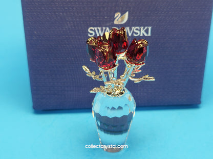 MEMORIES – Vase of ROSES RED / RHODIUM 627098