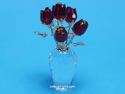 MEMORIES – Vase of ROSES RED / RHODIUM 627098