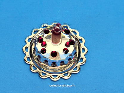 HAPPY BIRTHDAY CAKE ON rhodium PLATTER # 296555