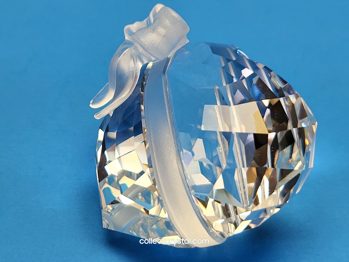 SWEETHEART 210035 Frosted heart love Bow Paperweight
