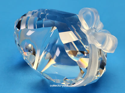 SWEETHEART 210035 Frosted heart love Bow Paperweight
