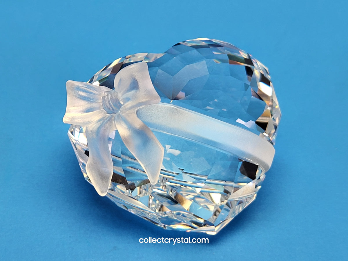 SWEETHEART 210035 Frosted heart love Bow Paperweight