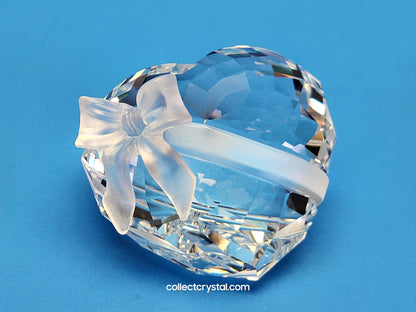 SWEETHEART 210035 Frosted heart love Bow Paperweight