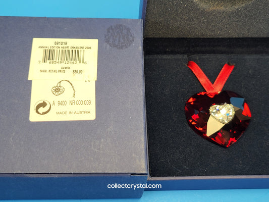 Heart Ornament - item 691019 / A9400 NR 000 009 Red