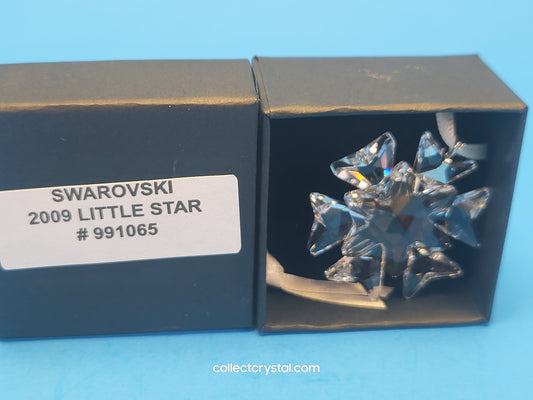 SWAROVSKI 2009 CHRISTMAS ORNAMENT LITTLE STAR 991065 Replacement Box