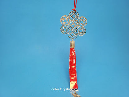 Flower Coin Ornament Chinese New Year Crystal # 1175346