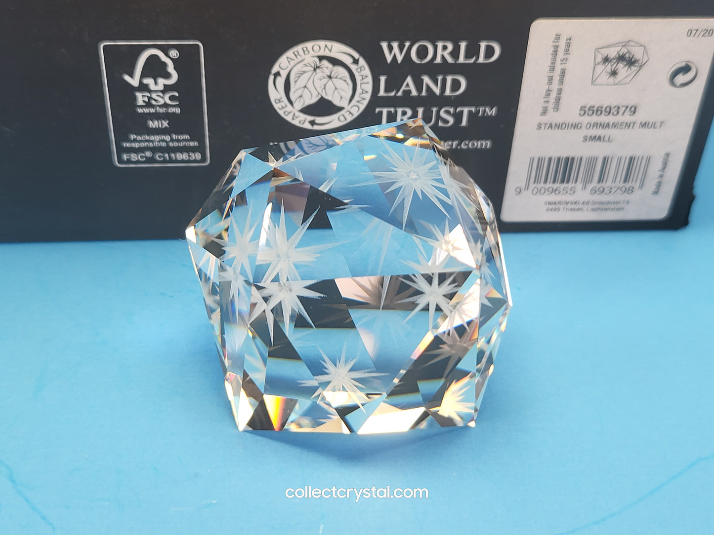 DANIEL LIBESKIND ETERNAL STAR STANDING ORNAMENT SMALL CLEAR 5569379