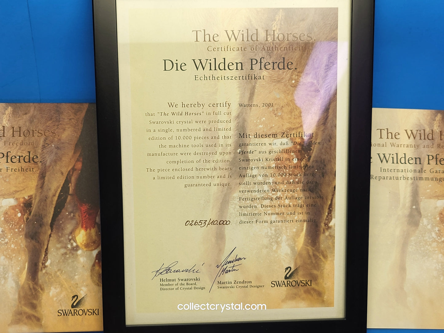 The Wild Horses, # 236720 SCS 2001 Limited Edition 2653 of 10,000