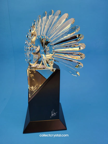 Lottery 1998 Limited Edition # 21872 Peacock Sculpture 9645 / 10,000