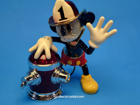Disney Arribas Mickey Mouse Large Fireman Limited 1k # 0516