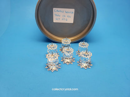 Giftware 131 CANDLEHOLDERS – SET OF 6 WITH POINTED BASES 010042