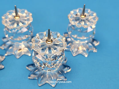 Giftware 131 CANDLEHOLDERS – SET OF 6 WITH POINTED BASES 010042