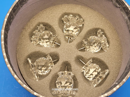 Giftware 131 CANDLEHOLDERS – SET OF 6 WITH POINTED BASES 010042