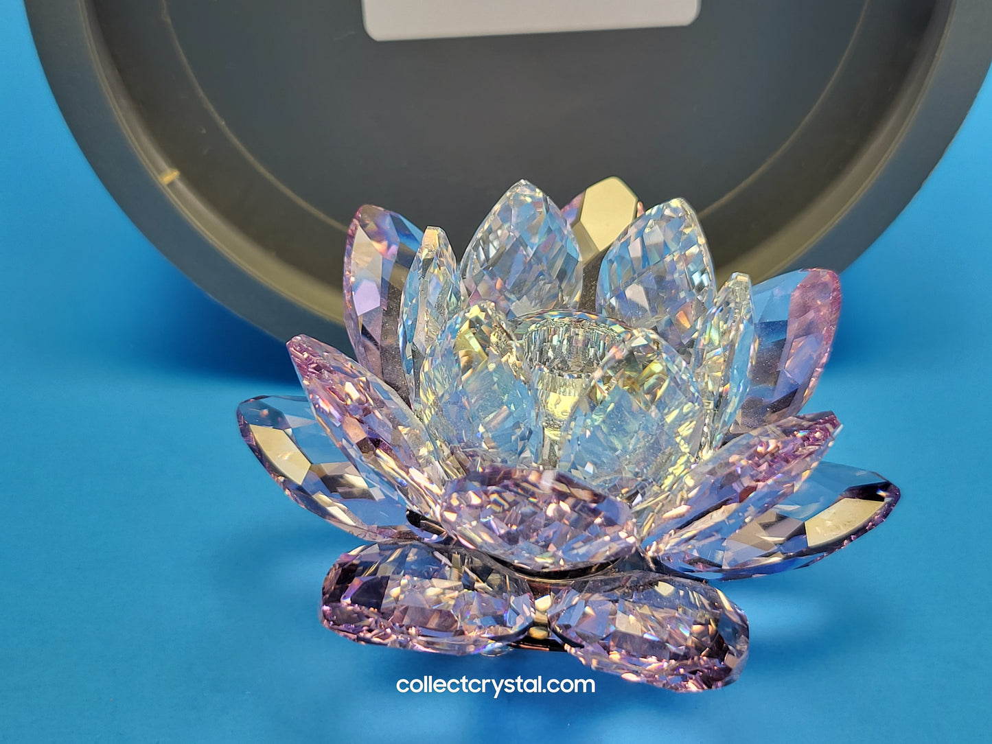 Giftware CANDLEHOLDER – WATERLILY VIOLET SMALL 5066011