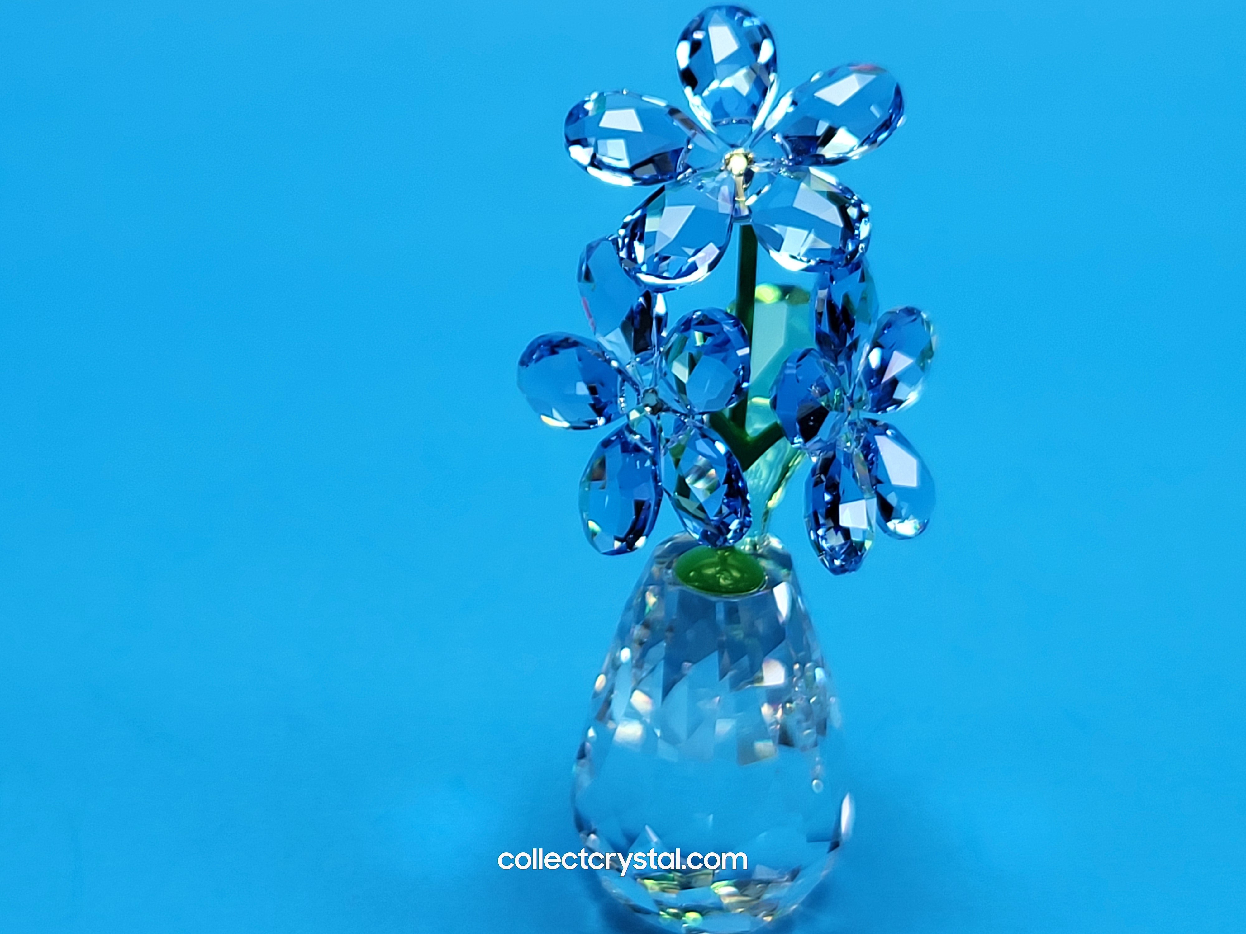 Swarovski Flower Dreams Forget-Me-Not Figurine - Thumbnail 2