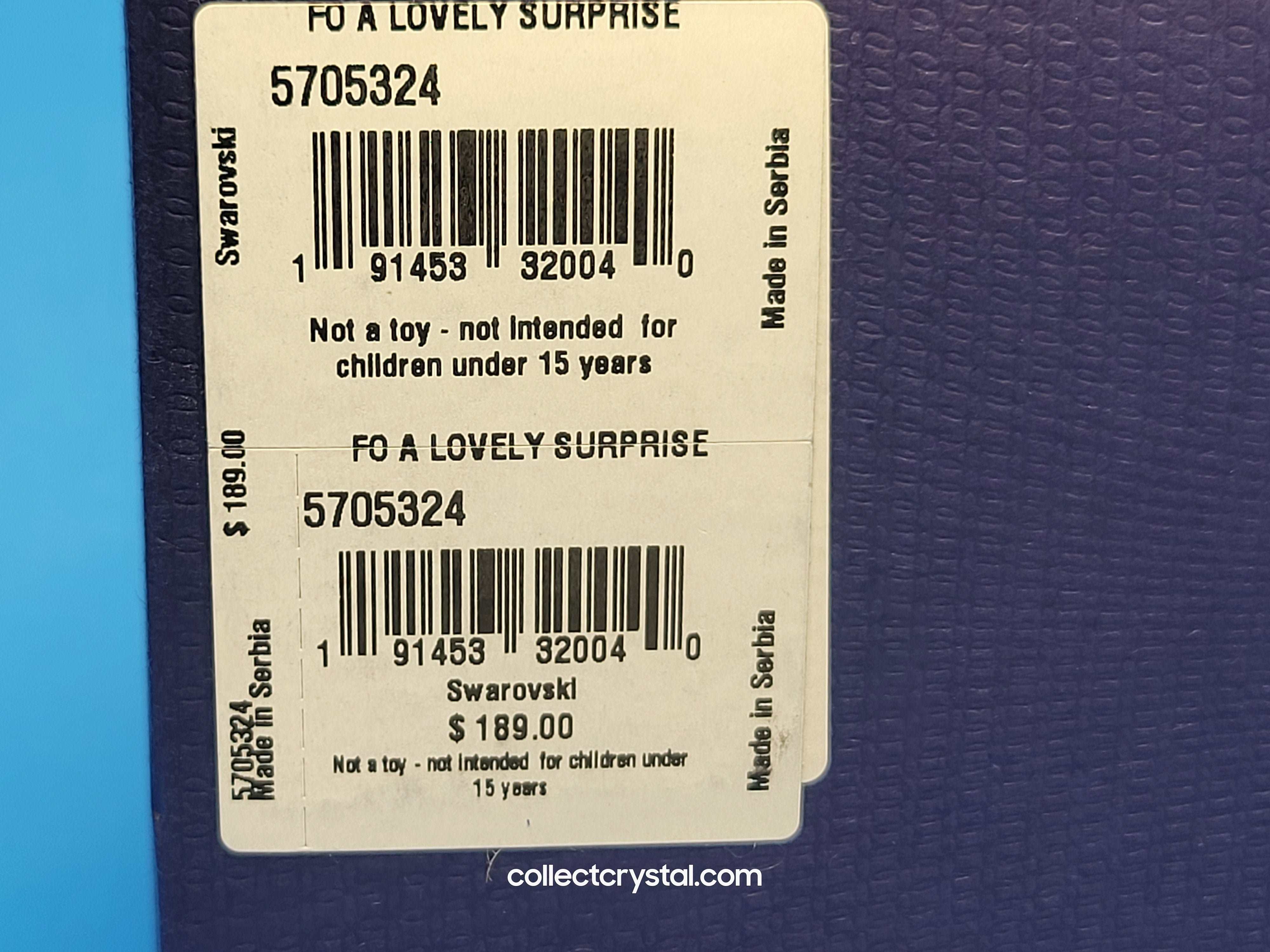 KRIS BEAR – A LOVELY SURPRISE 5268511 / 5705324 – Collect Crystal