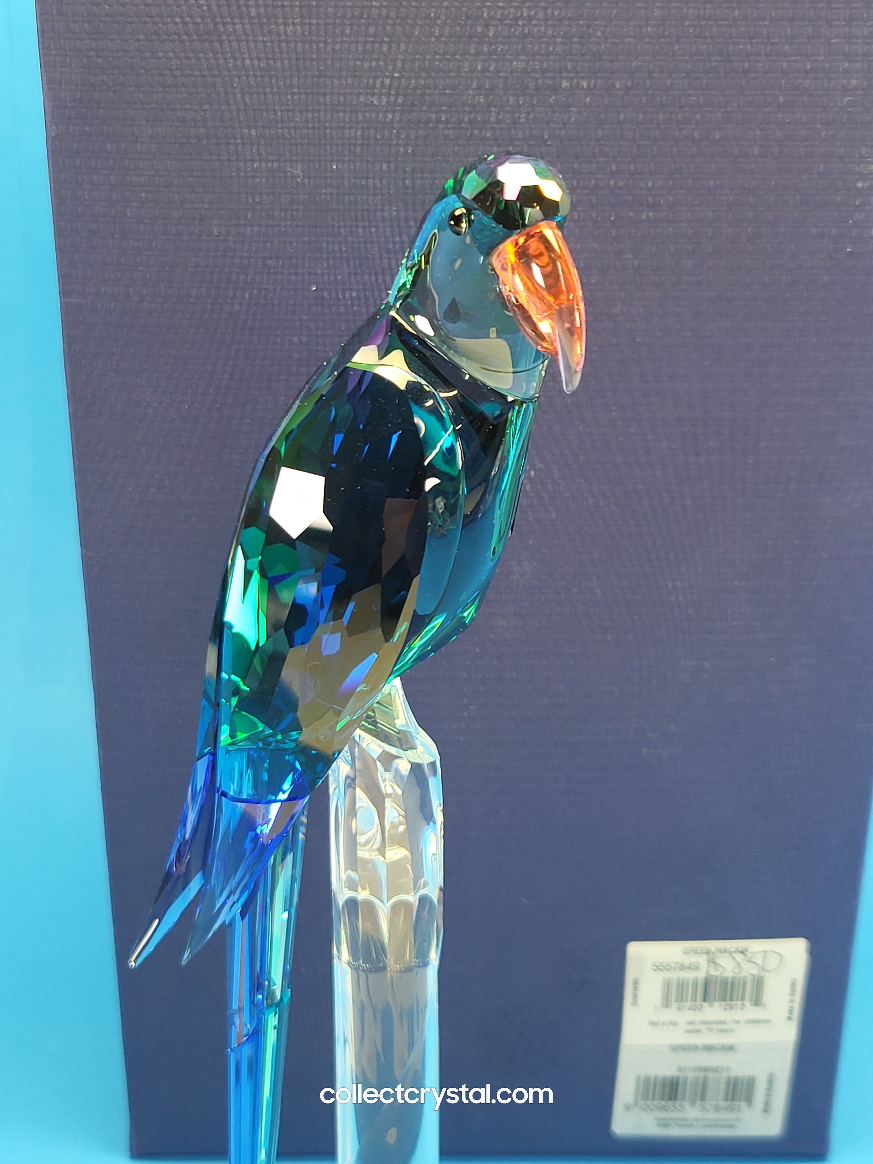 Bird JUNGLE BEATS – GREEN MACAW BANJO Bird # 5557849 – Collect Crystal