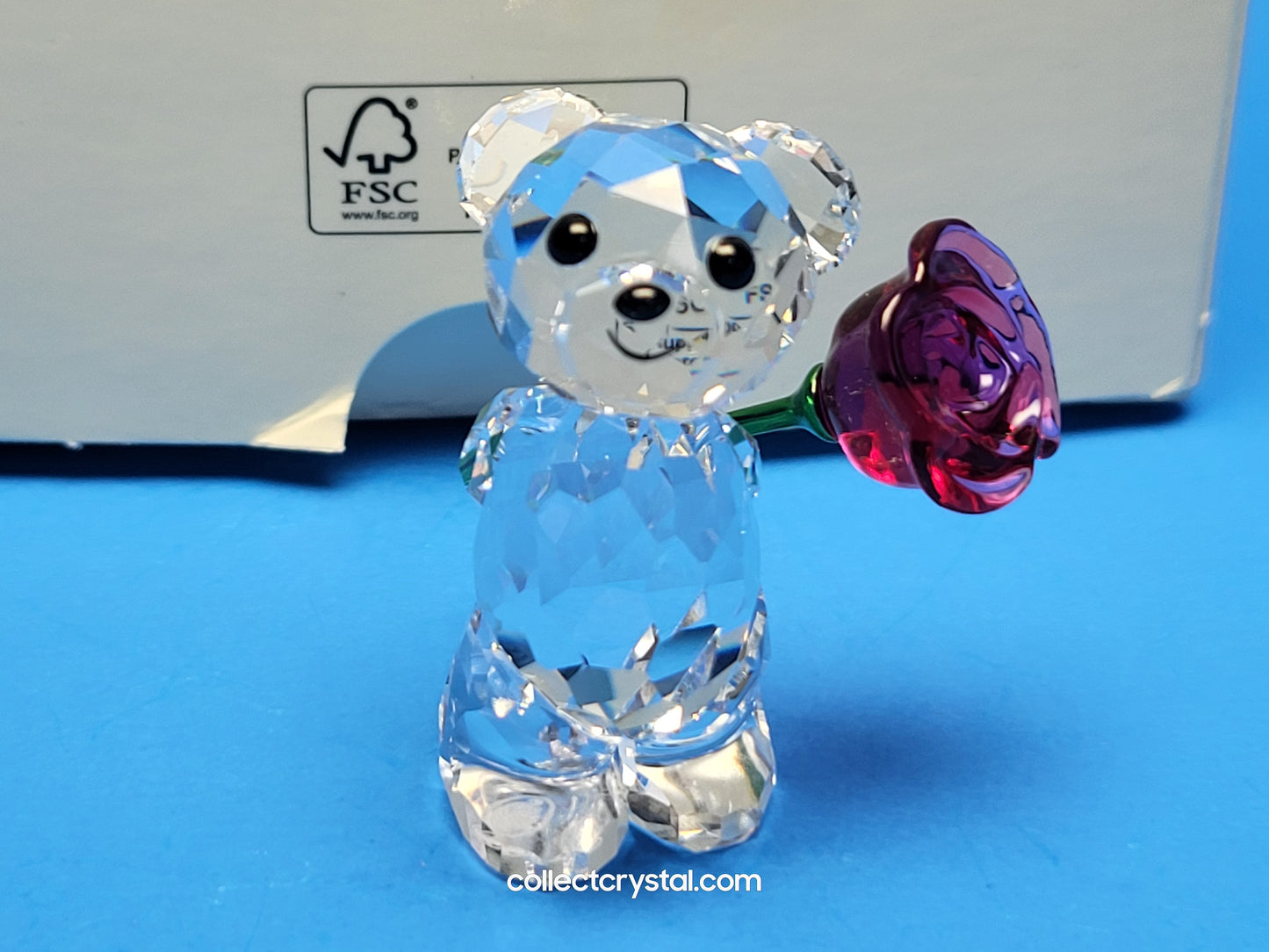 Kris Bear A Rose with Love Figurine Decoration Pink # 5691390
