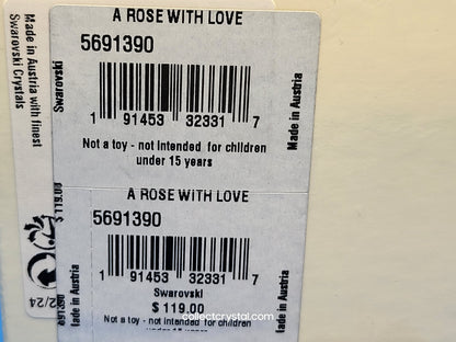 Kris Bear A Rose with Love Figurine Decoration Pink # 5691390