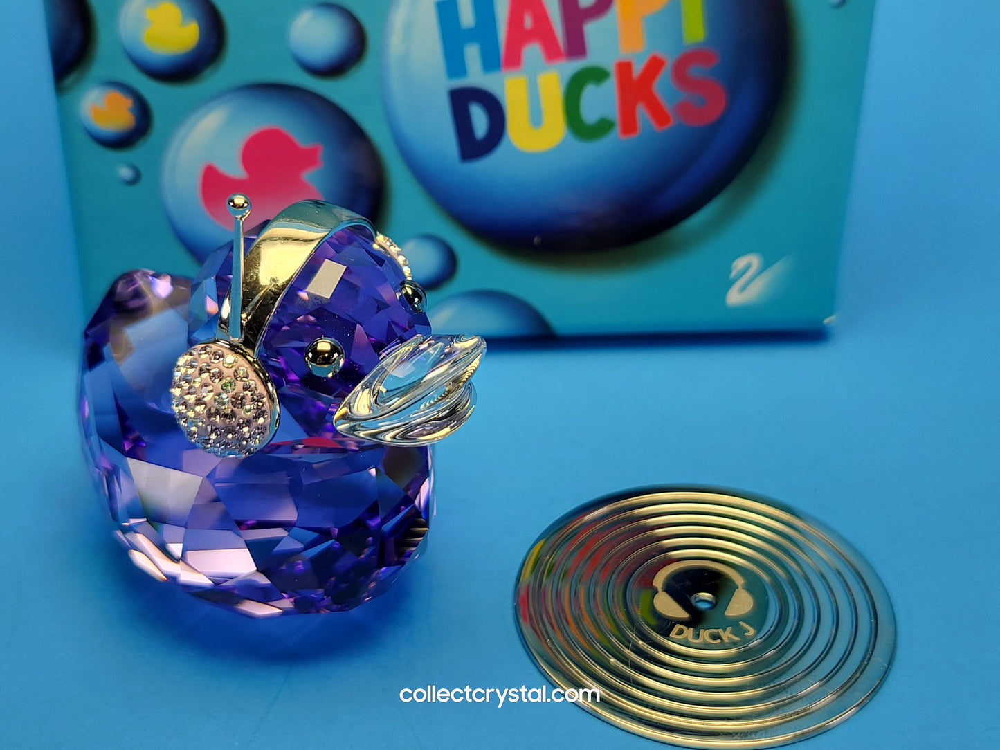 DJ Figurine Happy Ducks Duck J purple # 1049592