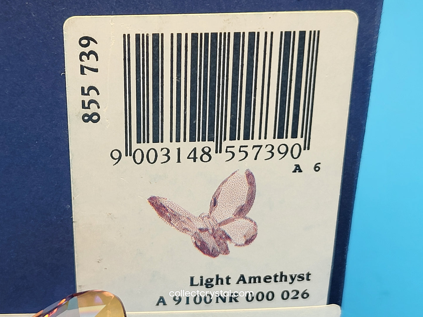 Butterfly Light Amethyst Purple Figurine 855739