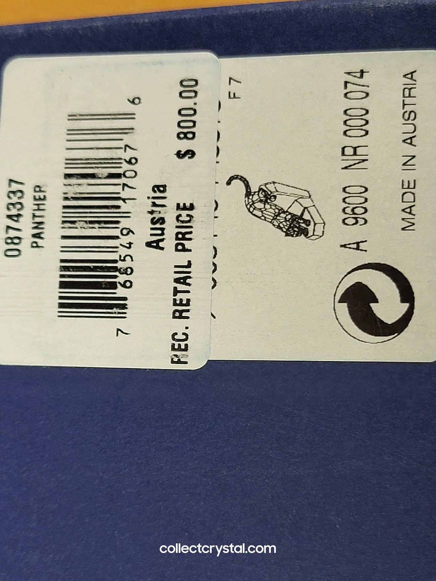 SWAROVSKI SOULMATES PANTHER # 874337 / 5155678