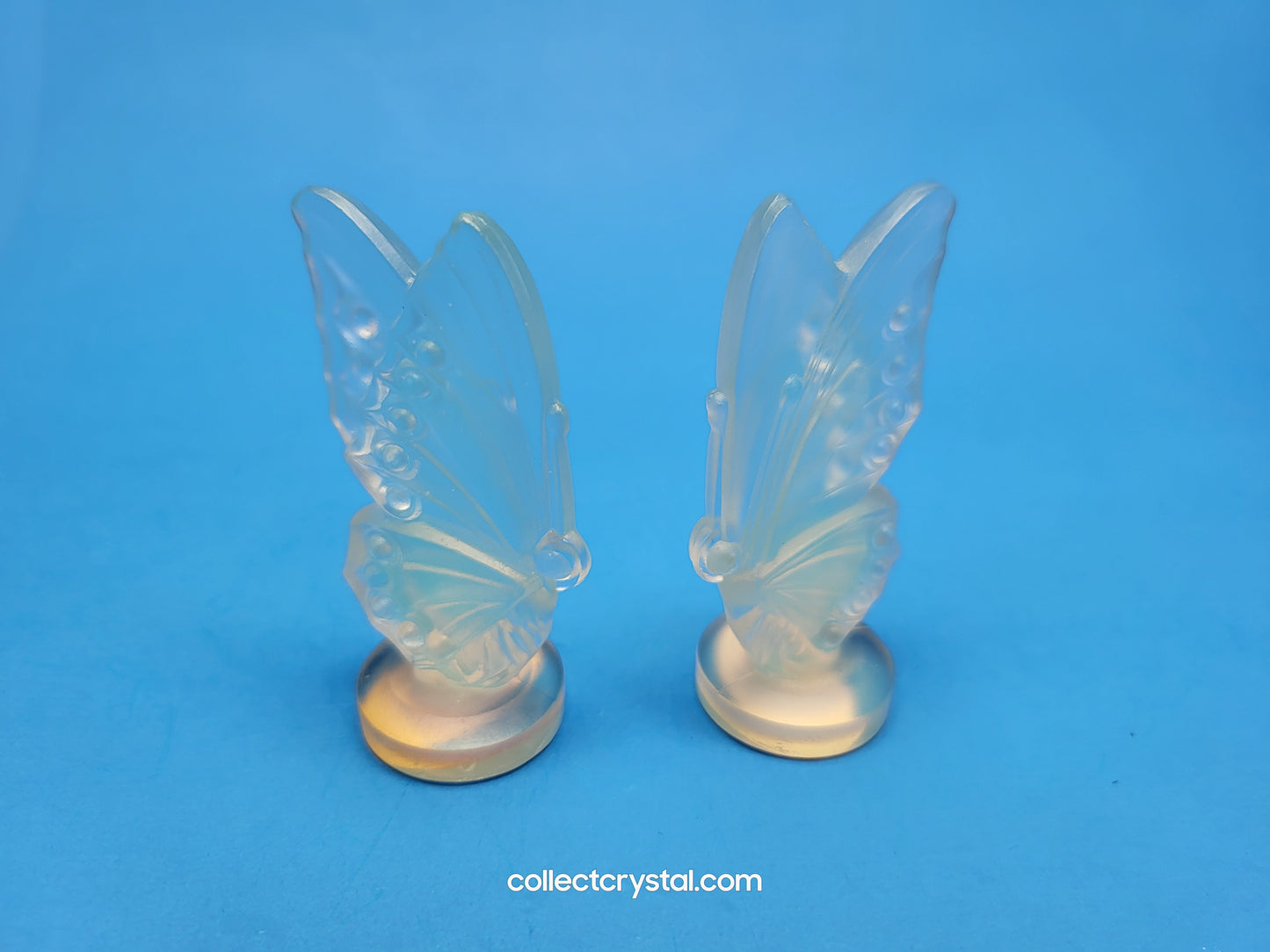 Sabino Paris Opalescent Crystal Large Butterfly Closed Wings 6"