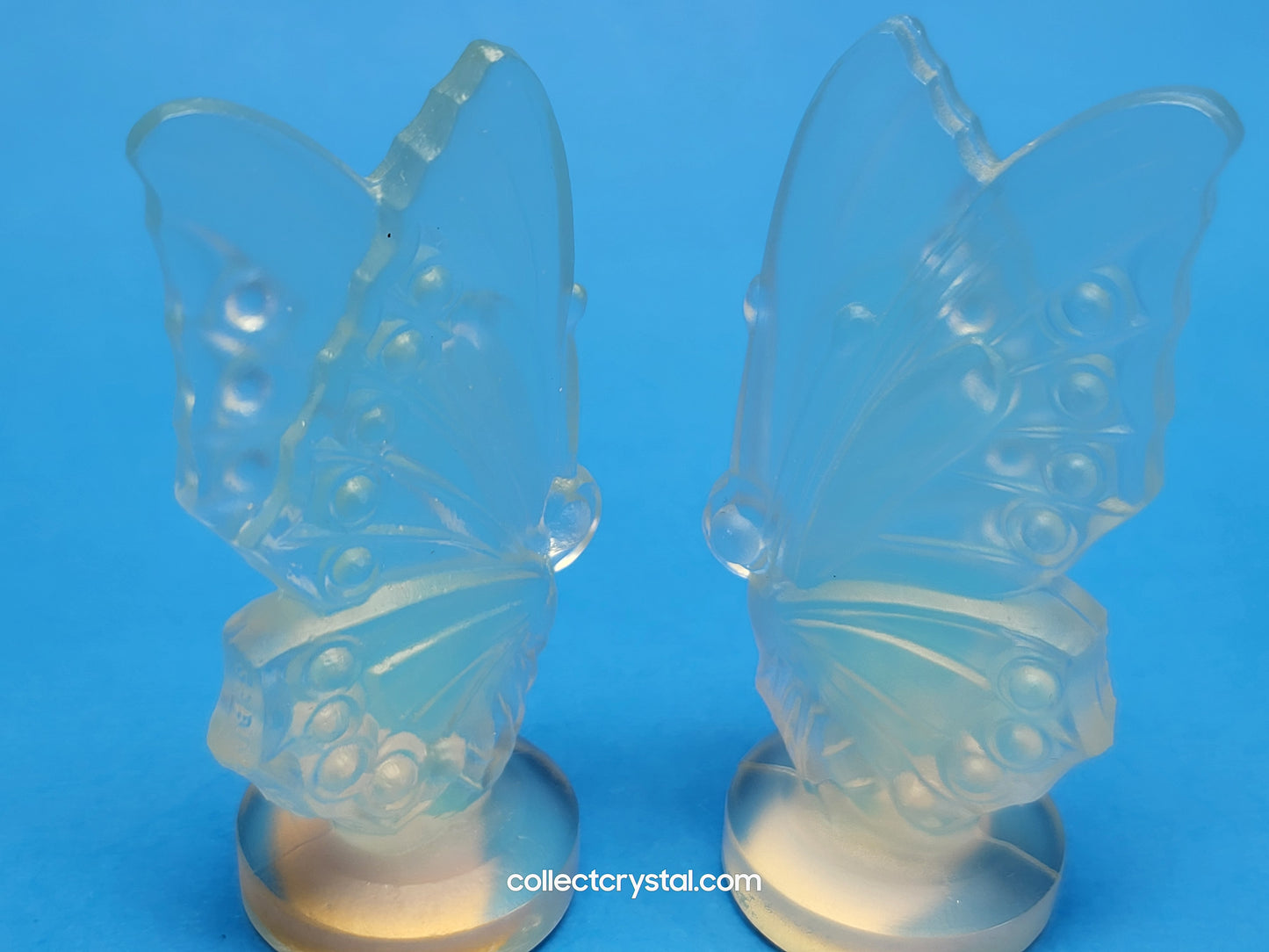 Sabino Paris Opalescent Crystal Large Butterfly Closed Wings 6"