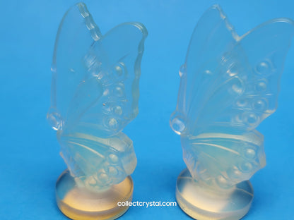 Sabino Paris Opalescent Crystal Large Butterfly Closed Wings 6"