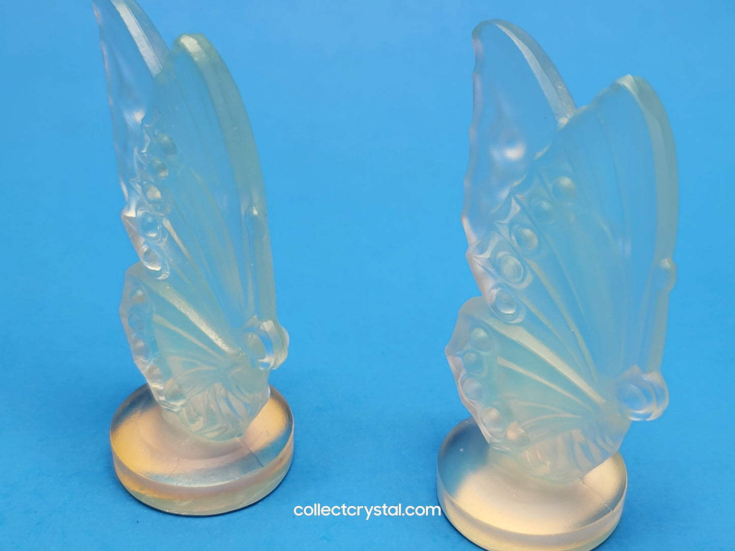 Sabino Paris Opalescent Crystal Large Butterfly Closed Wings 6"