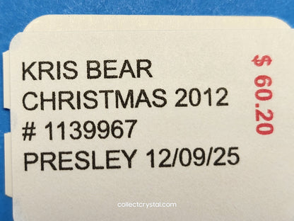 Kris Bear Poinsettia 2012 # 1139967 Christmas Retired Rare in Box