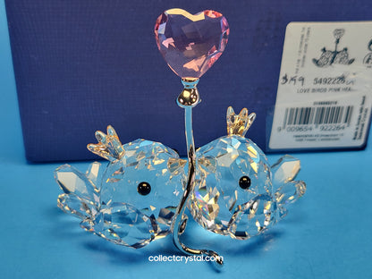LOVEBIRDS PINK HEART 5492226 Bird Lovebird