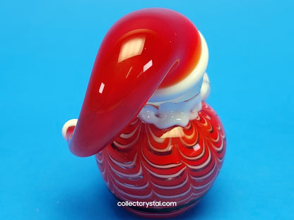 Santa Claus Hand blown glass 5 inches figurine