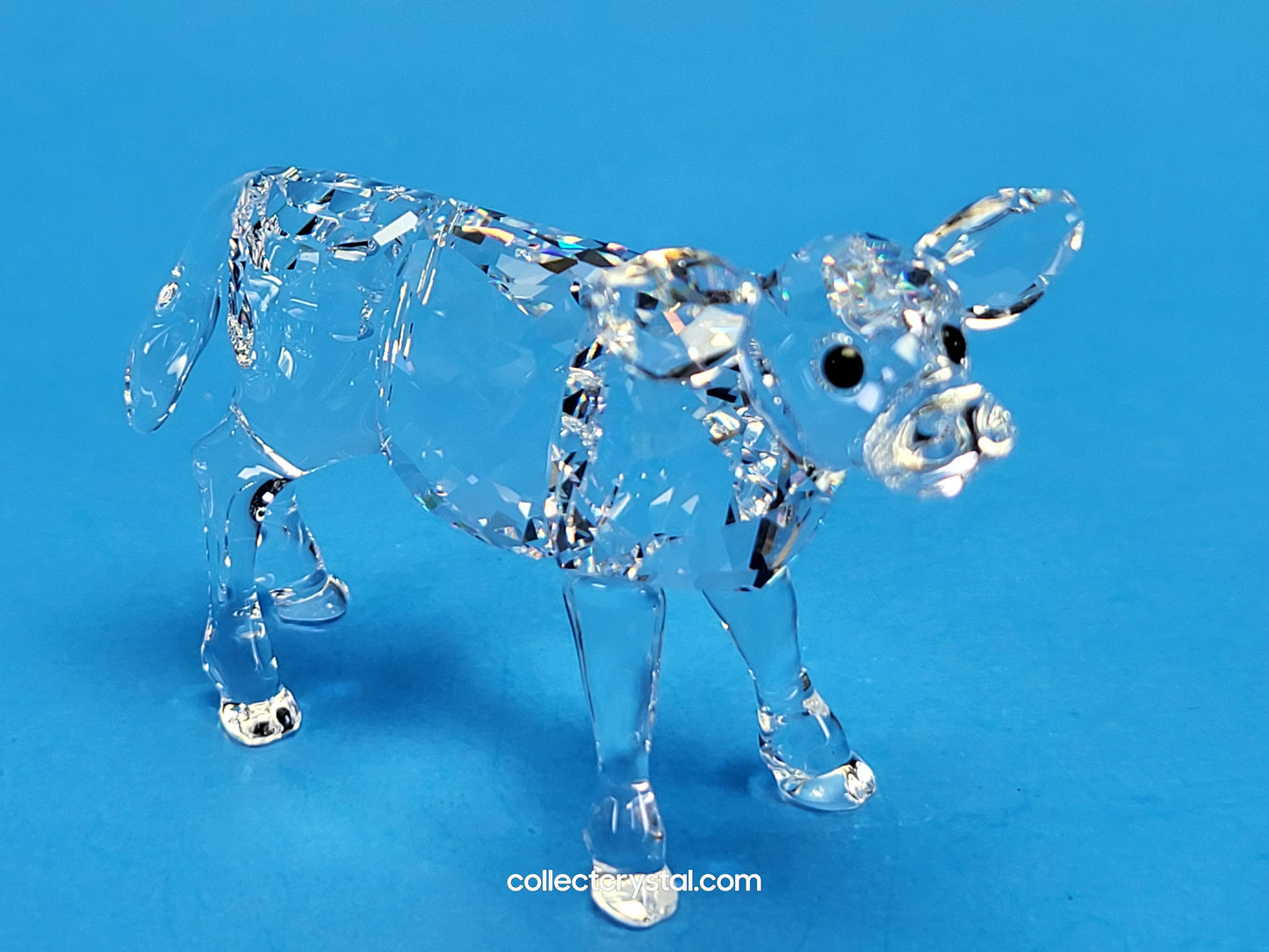 Swarovski Mother Cow # 905775 Farm Animal & Baby Cow Calf # 90576 Set of 2