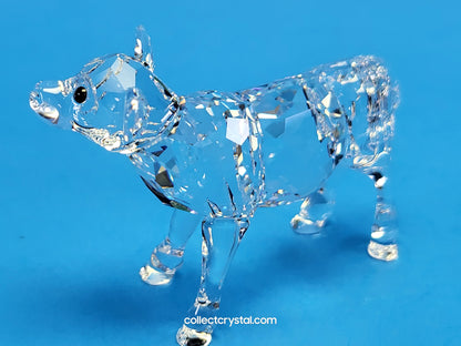 Swarovski Mother Cow # 905775 Farm Animal & Baby Cow Calf # 90576 Set of 2
