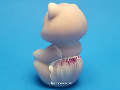 Fenton Sitting Bear ~ Limited Edition ~ Blue Burmese hand painted by Kitty Riley