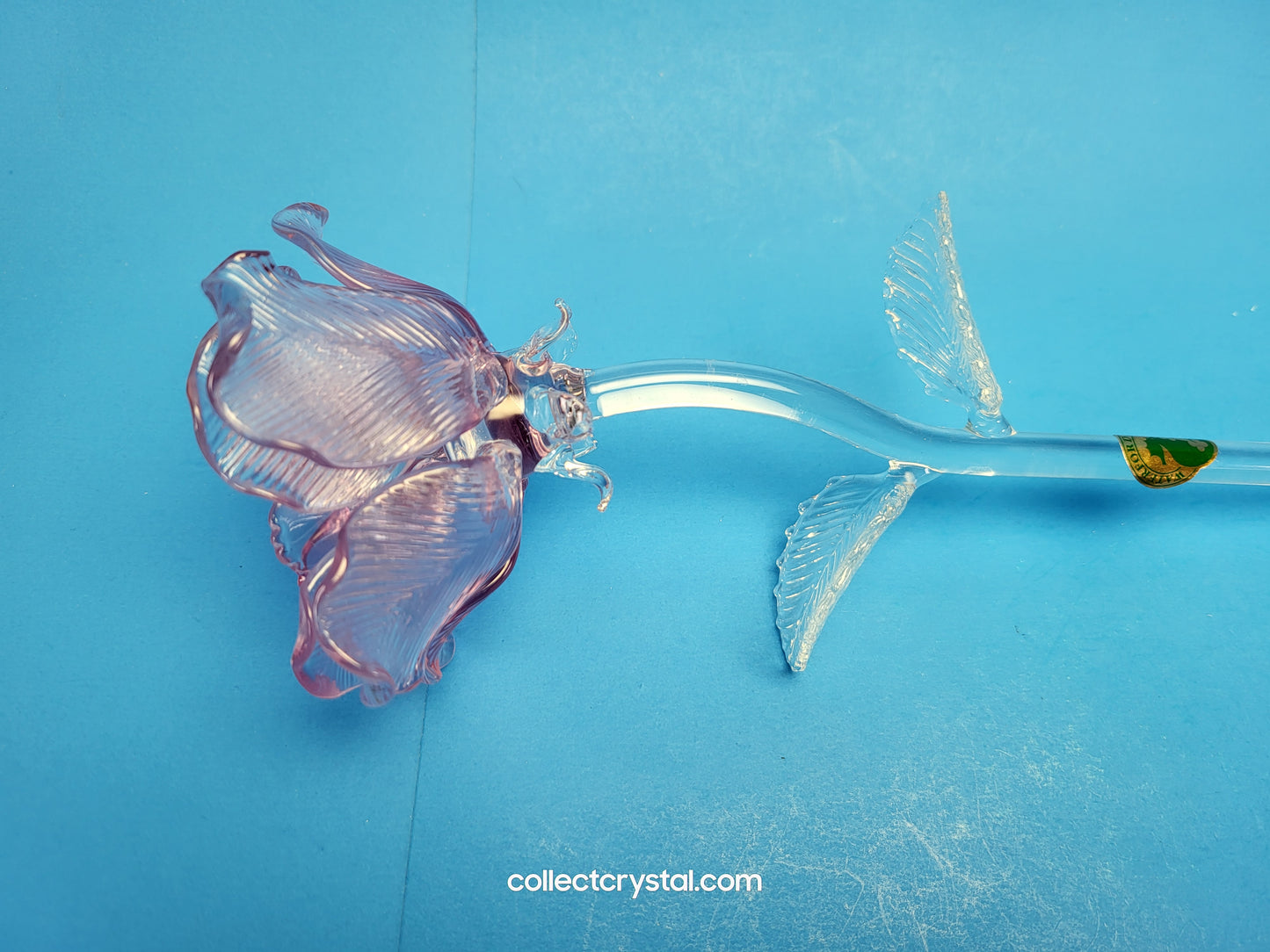 Waterford Crystal FLEUROLOGY 2013 Lavender Rose 14 1/2" mint in Box # 40007309