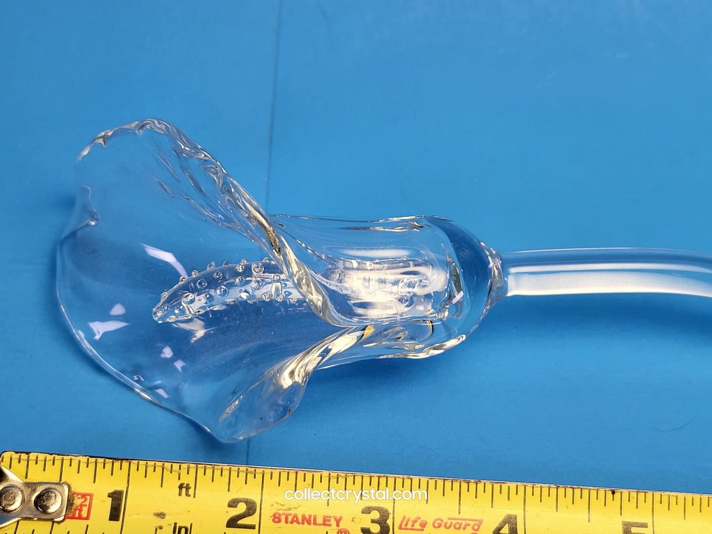 Waterford Crystal 2010 Fleurology Calla Lily Flower 15" Sculpture MIB # 164562