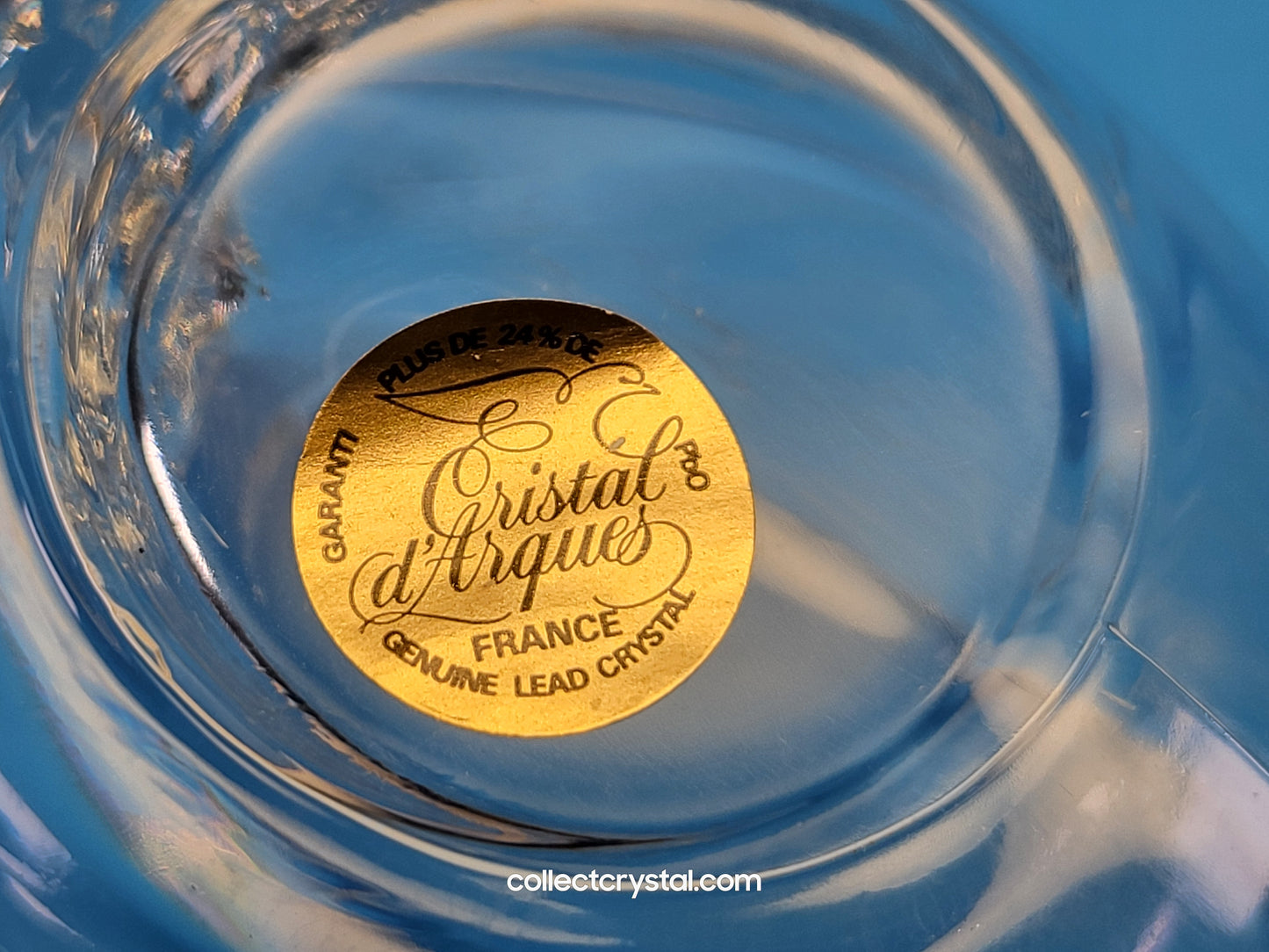 Cristal D’Arques Durand Animals ~ Crystal Clear Swan Open Bowl, Figurine