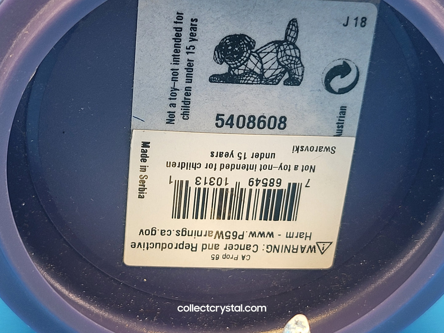 SWAROVSKI LABRADOR PUPPY PLAYING 5408608 / 5723657