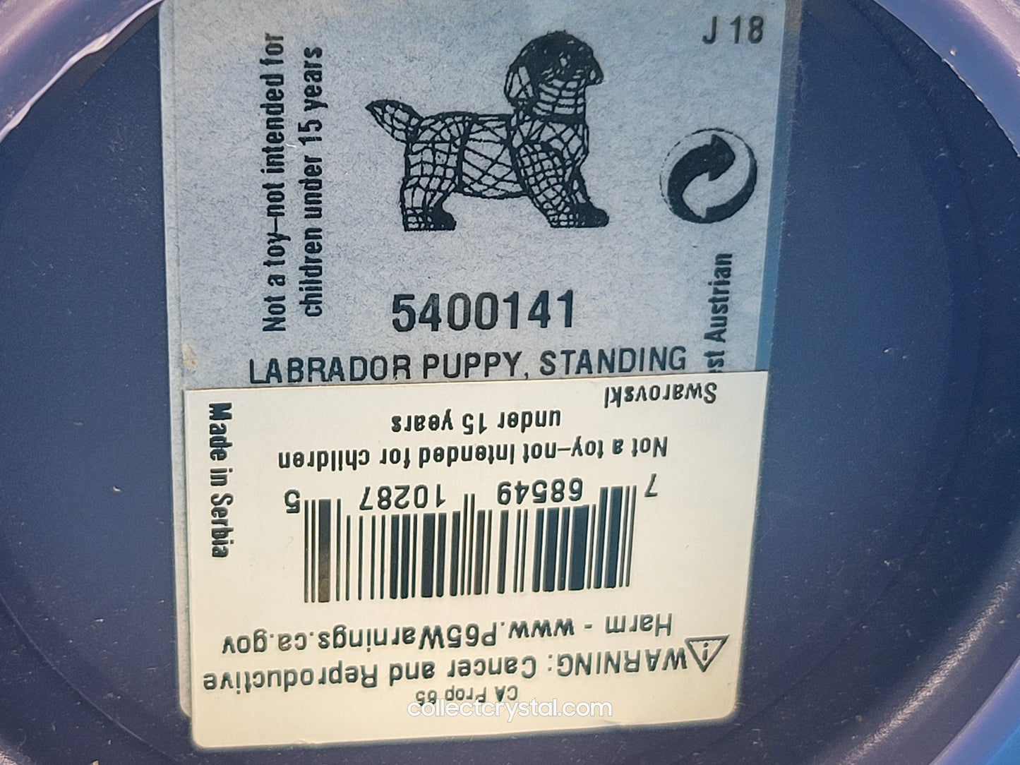 LABRADOR PUPPY STANDING # 5400141