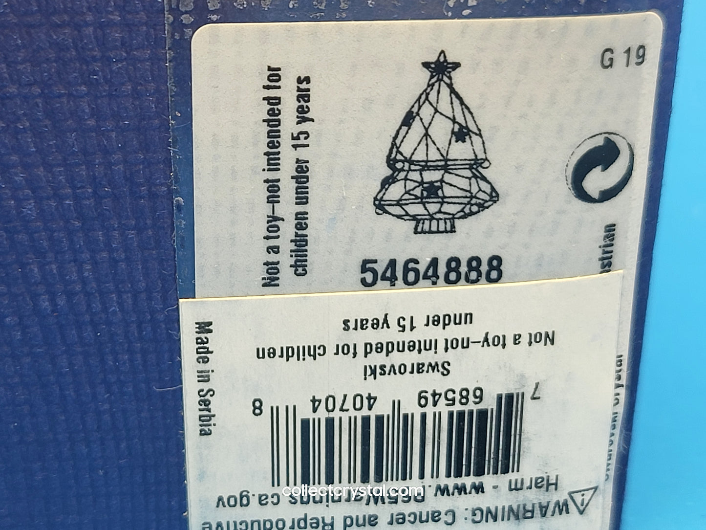 SWAROVSKI CHRISTMAS TREE GREEN 2019 ISSUE 5464888 / 5717262