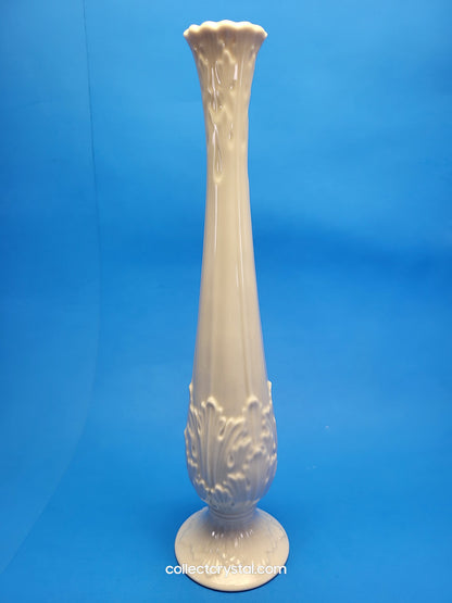 Lenox glass bud vase Florentine Collection Acanthus Leaf 11"