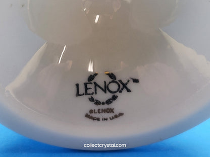 Lenox glass bud vase Florentine Collection Acanthus Leaf 11"