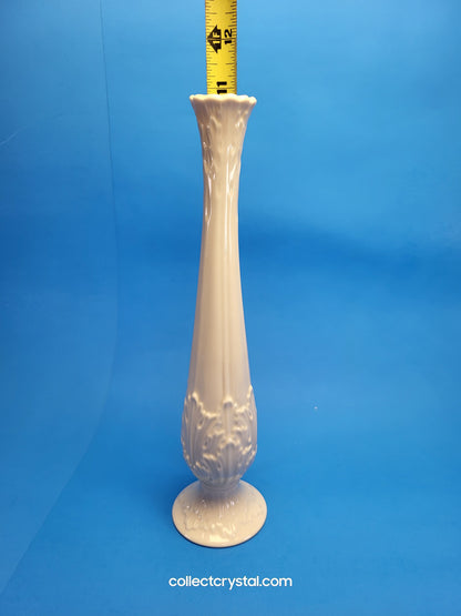 Lenox glass bud vase Florentine Collection Acanthus Leaf 11"
