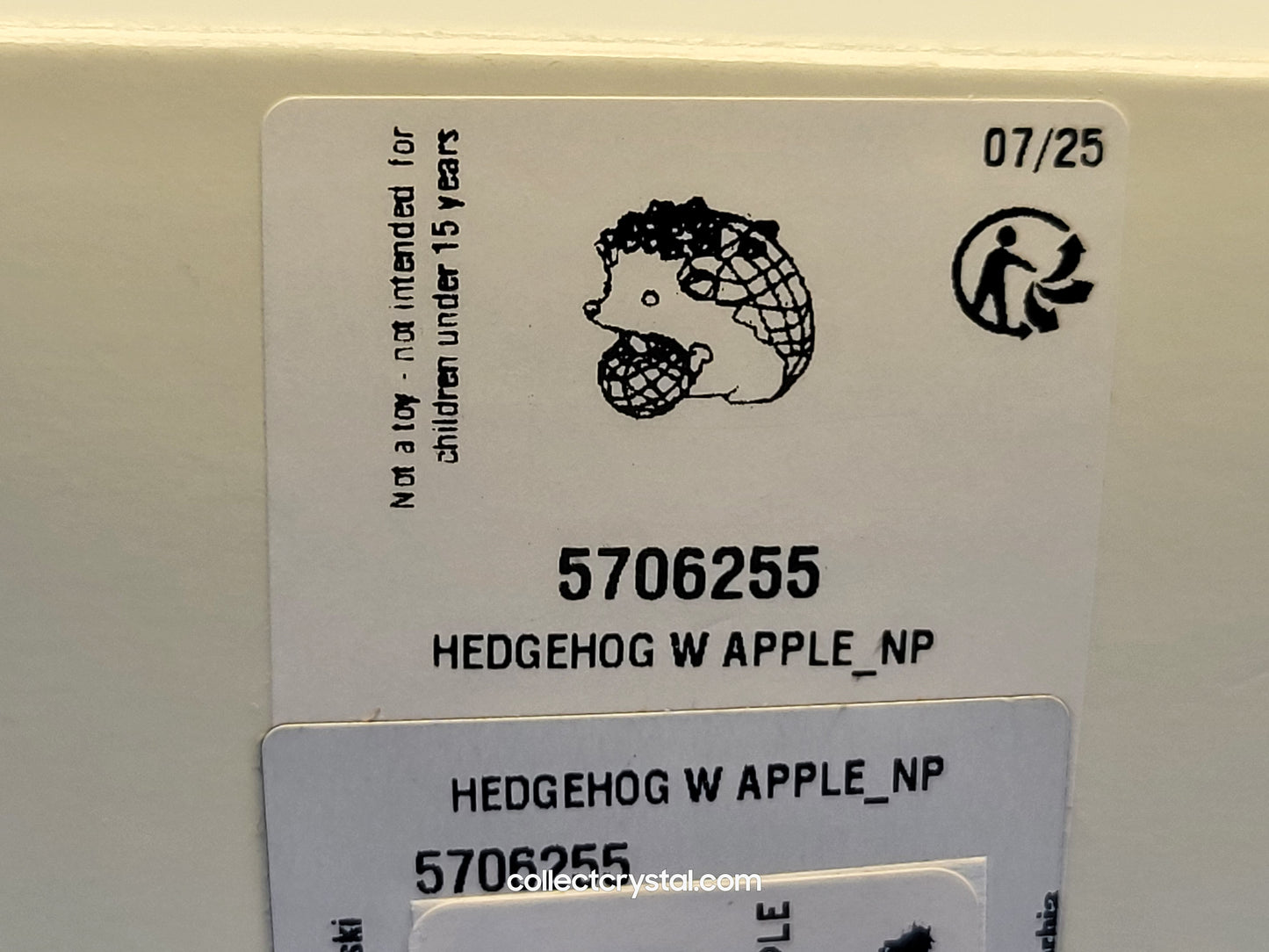 HEDGEHOG WITH APPLE 5532203 / 5706255