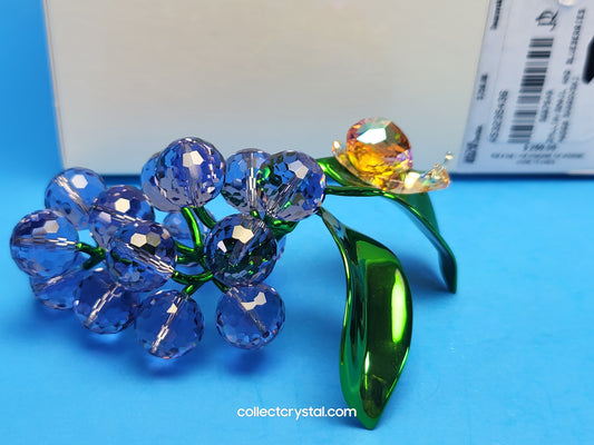 Idyllia Snail and Blueberries # 5667549 Crystal Figurine