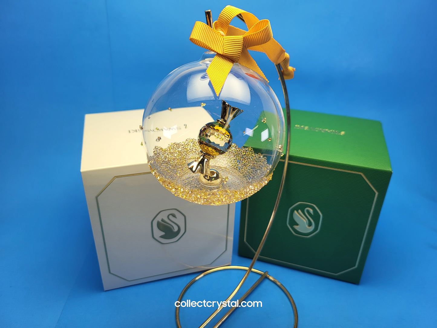 HOLIDAY CHEERS – DULCIS BALL ORNAMENT YELLOW # 5688315