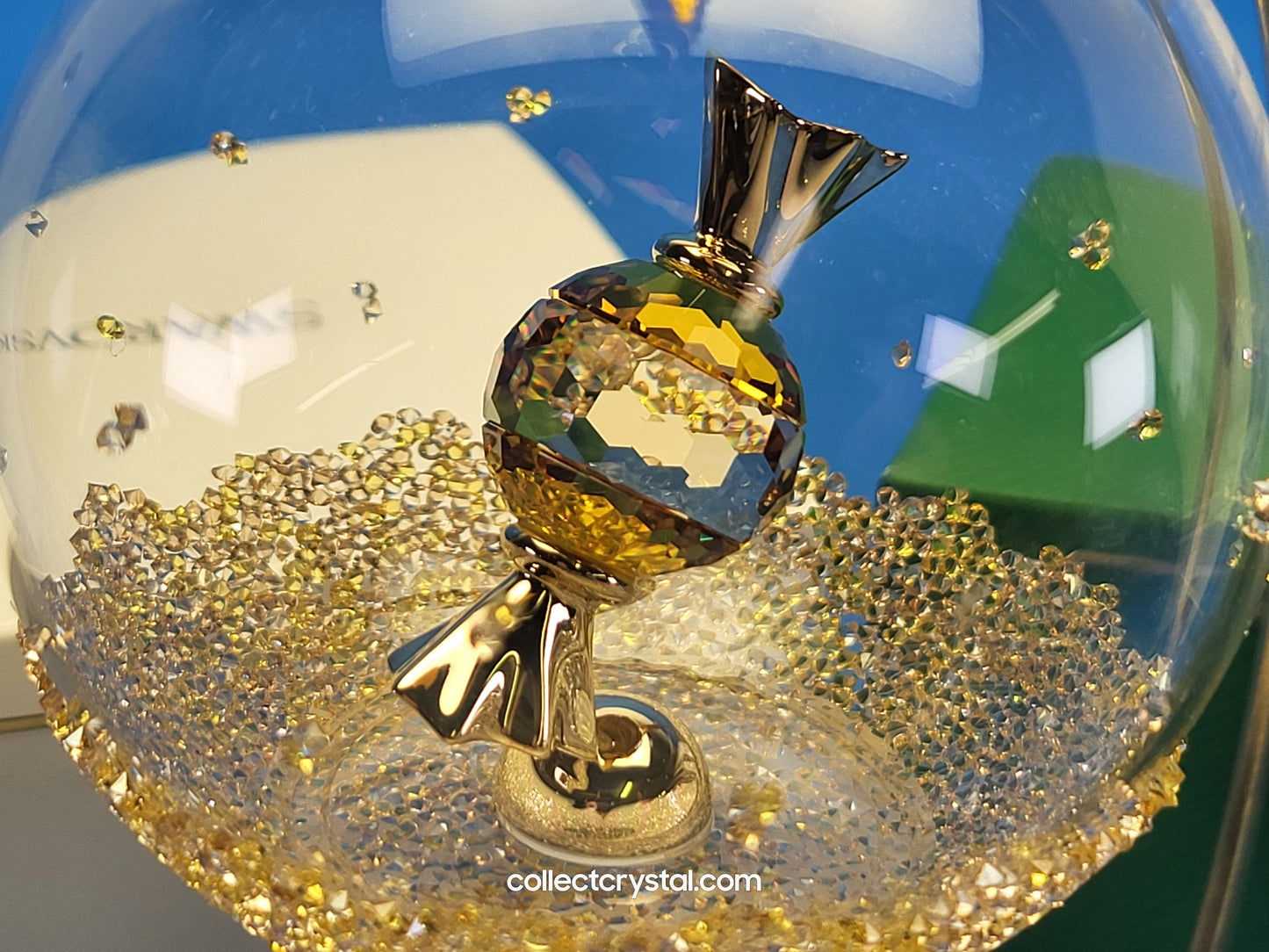 HOLIDAY CHEERS – DULCIS BALL ORNAMENT YELLOW # 5688315