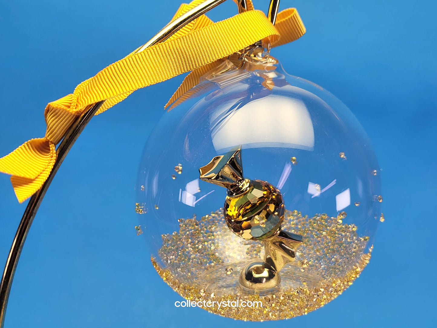 HOLIDAY CHEERS – DULCIS BALL ORNAMENT YELLOW # 5688315